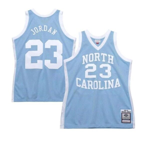Mitchell & Ness Michael Jordan North Carolina Tar Heels Basketball Jersey Mens L - Picture 1 of 10